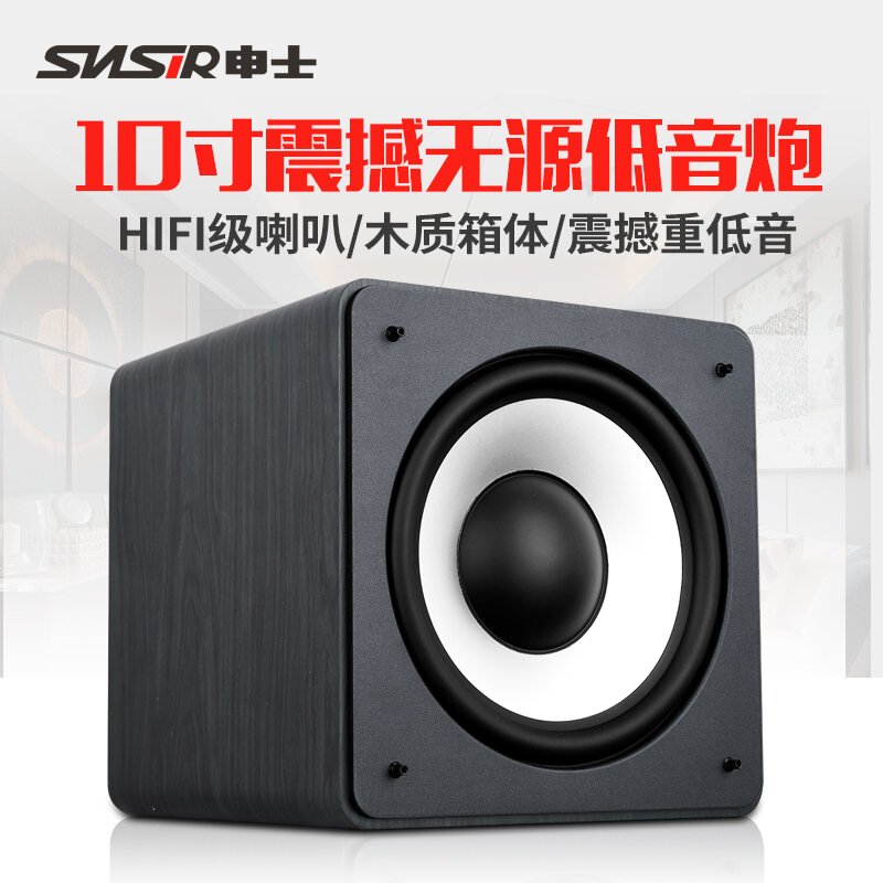 Snsir/Shenshi M-W5 Overweight Subwoofer Passive Speaker 10-Inch High-Power Home Audio