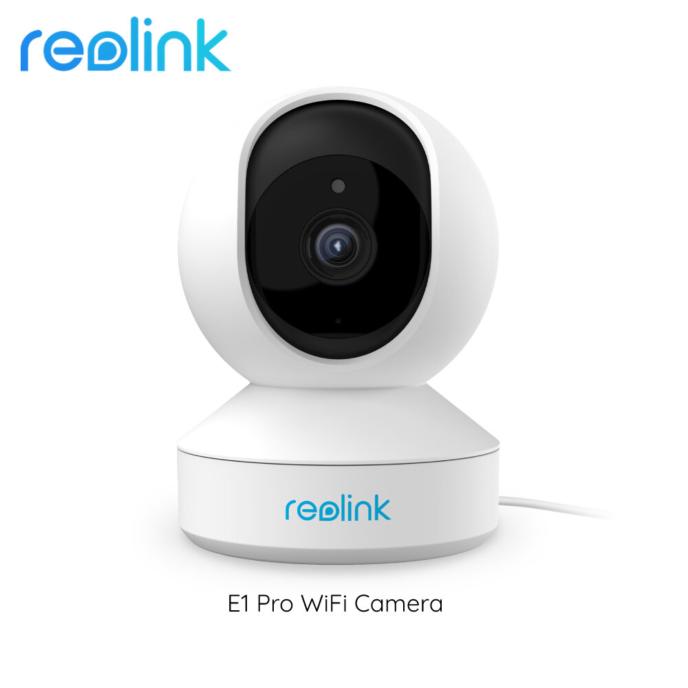 Reolink E1 Pro 4MP Pan & Tilt Smart Home WiFi Security IP Camera with Two-Way Audio, Motion Alerts & Night Vision
