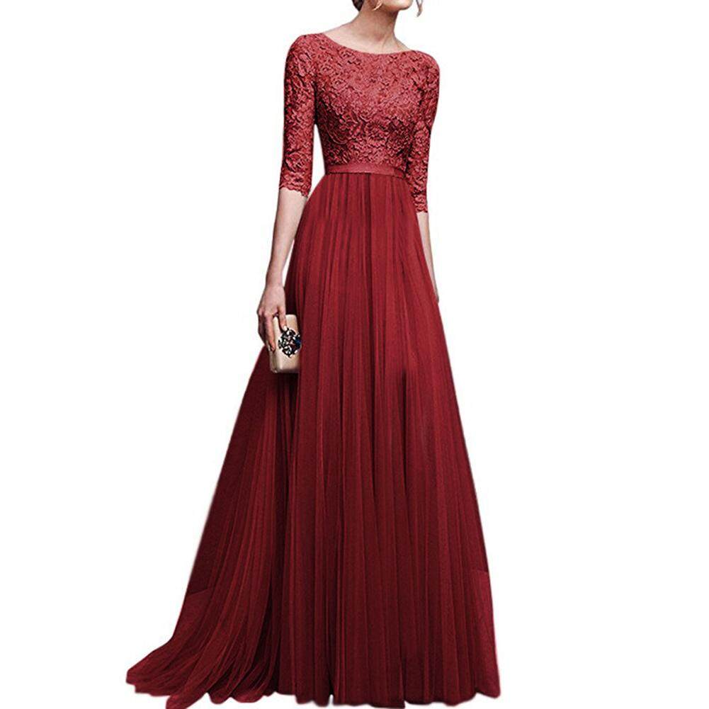 Women Delicate Chiffon Evening Dress Party Elegant Dresses Leisure Long Formal Dress