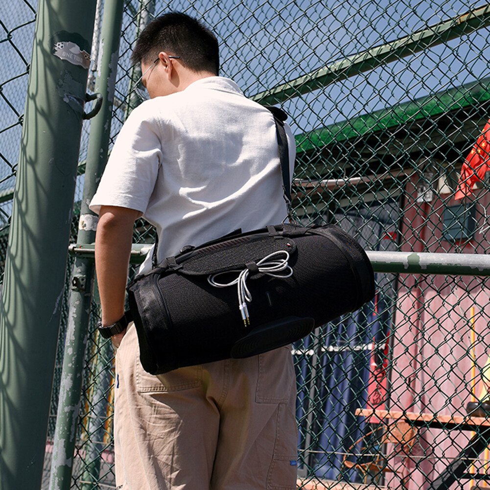 Outdoor Travel Carrying Case Pouch Storage Bag Protective Cover With Adjustable Shoulder Strap For JBL Boombox 1/2/3 Gen Speaker