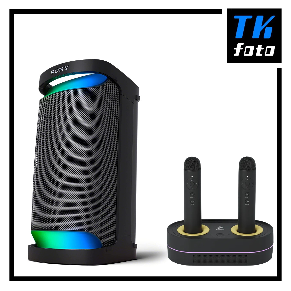 Popsical Remix II Home Karaoke System + Sony SRS-XP500 Bundle (Free: 3 months subscription)