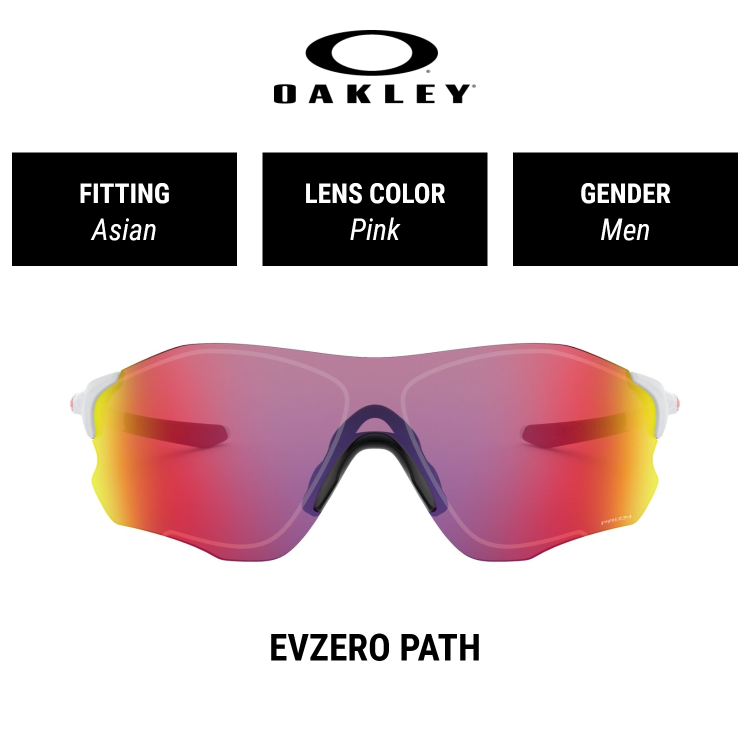 Oakley Evzero Path   OO9313 931304  Men Asian Fitting  PRIZM Sunglasses  Size 138mm
