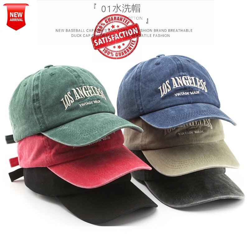 sumbrero los angeless vintage cap visor cap denim cap for men baseball cap for women
