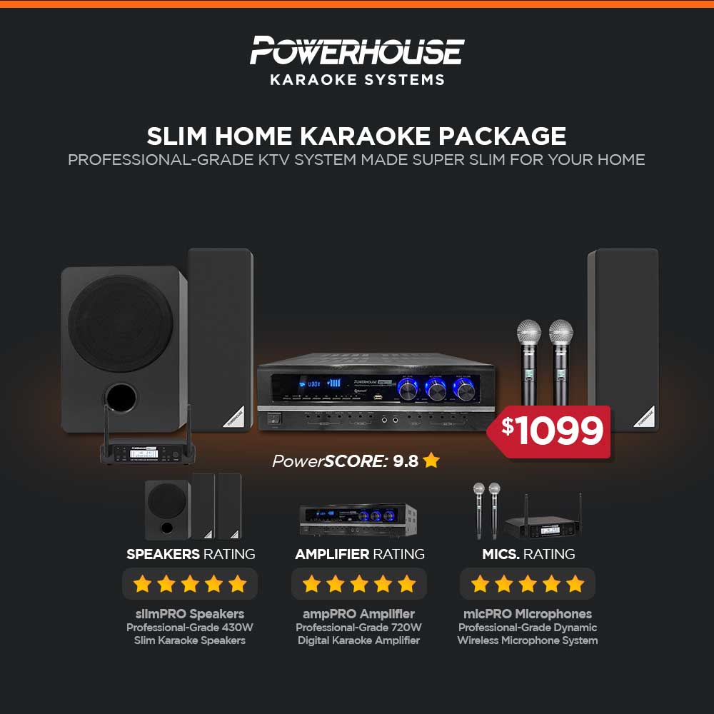 [SG] Powerhouse Slim Home Karaoke System