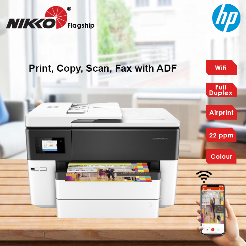 [Singapore Warranty] HP OfficeJet Pro 7740 Wide Format All-in-One Printer PRO7740 pro7740 7740