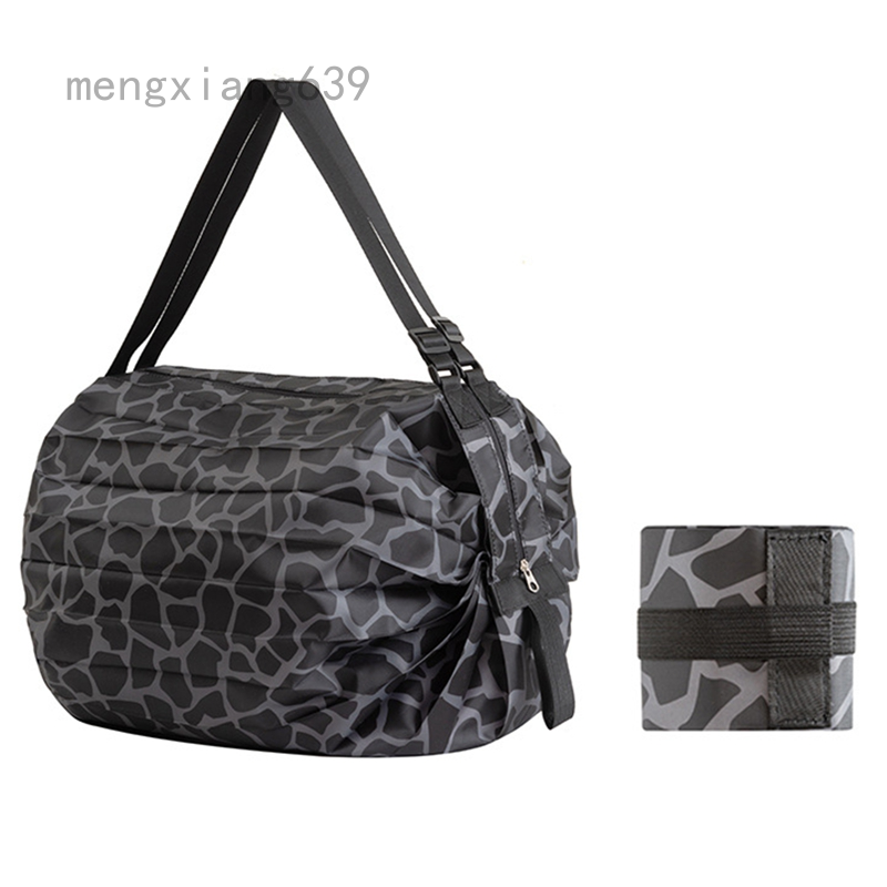 Foldable Shopping Bag Travel Shoulder Portable Large Thickened Portable Tote Bag