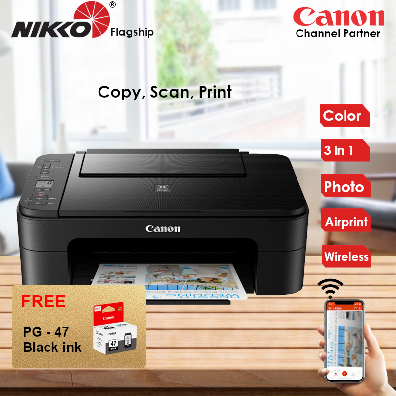 [Local Warranty] Canon PIXMA E3370 Wireless All-In-One Inkjet Printer E-3370 E 3370