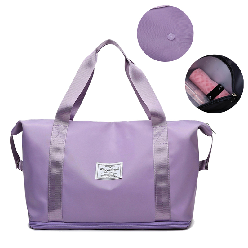 ?SG Seller?Large Capacity  Travel Bag Portable Storage Bag Lightweight Waterproof Shoulder Bag Sports Bags Travel Handbag Workout Yoga Gym Shoulder Bag