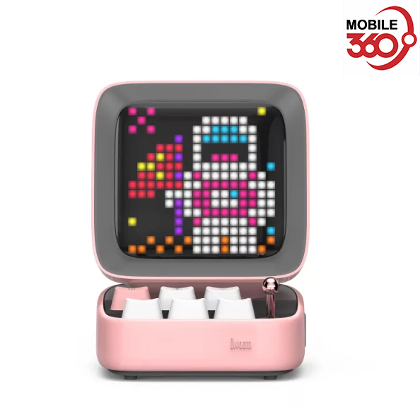 (SG Seller) New Divoom DITOO PLUS Pixel Bluetooth Wireless Speaker Mechanical retro mini computer model Smart Speaker alarm clock Christmas gift  Divoom Ditoo-Mic Retro Pixel Art Game &Bluetooth Speak