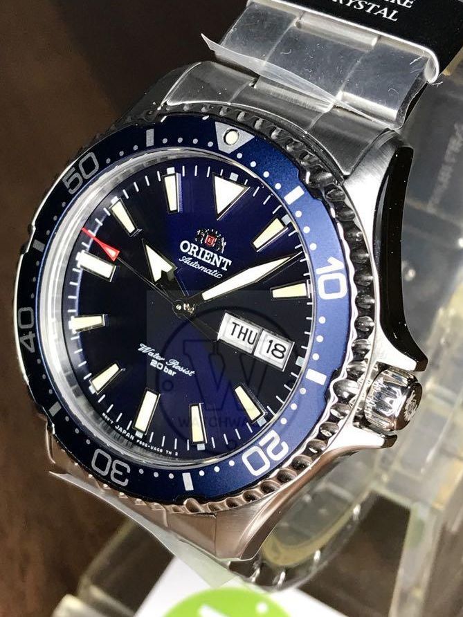 [Watchwagon] Orient RA-AA0002L19B Kamasu Mako III Blue Dial Automatic 200m Sapphire Crystal Water Resistant Men's Watch Case Size 41 mm