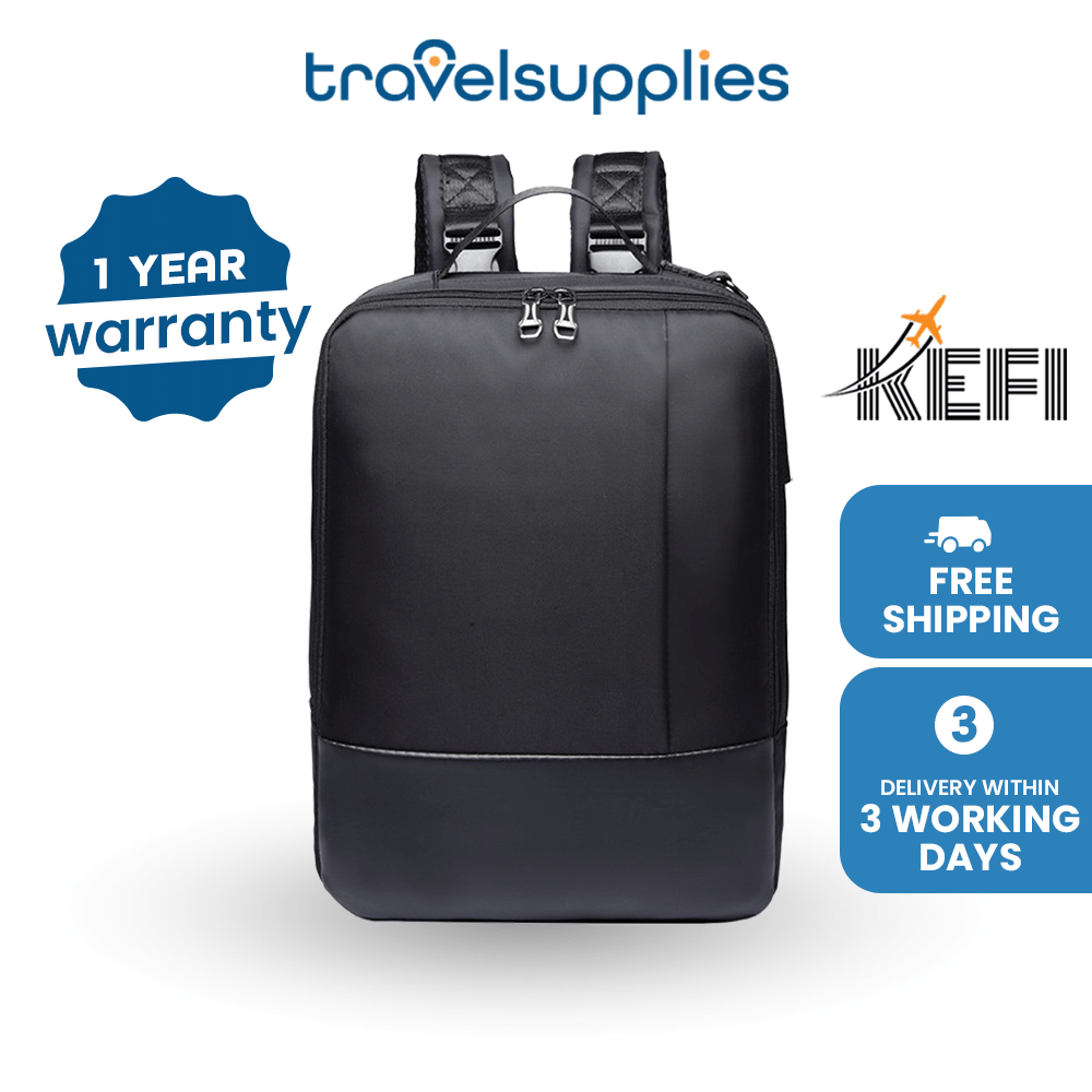 Travelsupplies Kefi 3-Way Laptop Backpack Sling Bag Briefcase Bagpack for Men and Women Casual, Work or School with 1 Year Warranty plus Delivery within 3 Working Days