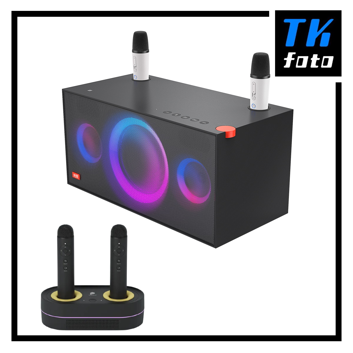 Popsical Remix II Home Karaoke System + Puremic S2 Bundle (Free: 3 months subscription)