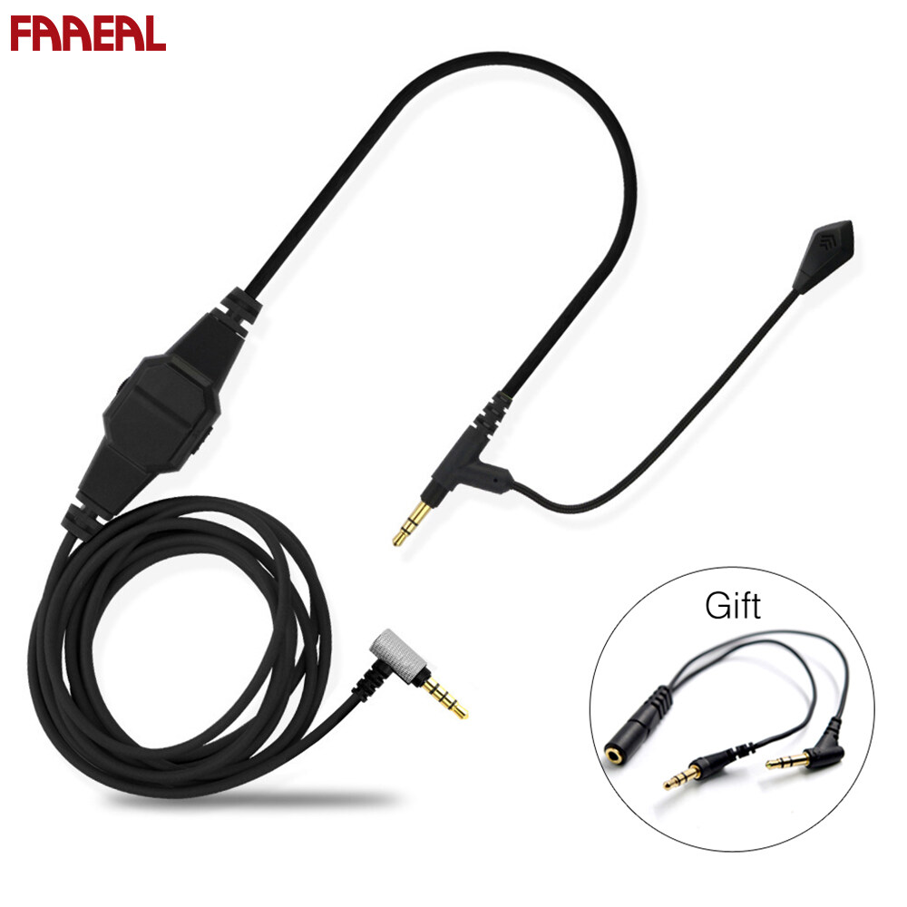 For V-MODA Crossfade M-100 LP LP2 M-80 V-80 for Game Boom Pro Headphone Microphone Headset Line Cable with Perfectly Compatible