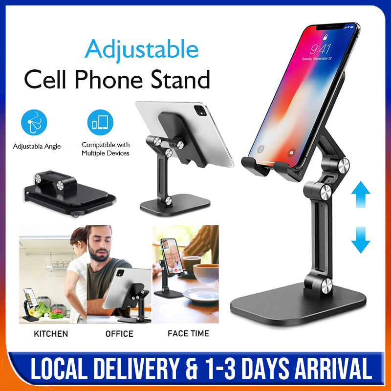 Upgraded Durable Phone Stand Tablet Holder Foldable with 4 Damping Axis More Stable Flexible Desktop Holder Christmas Gift Present