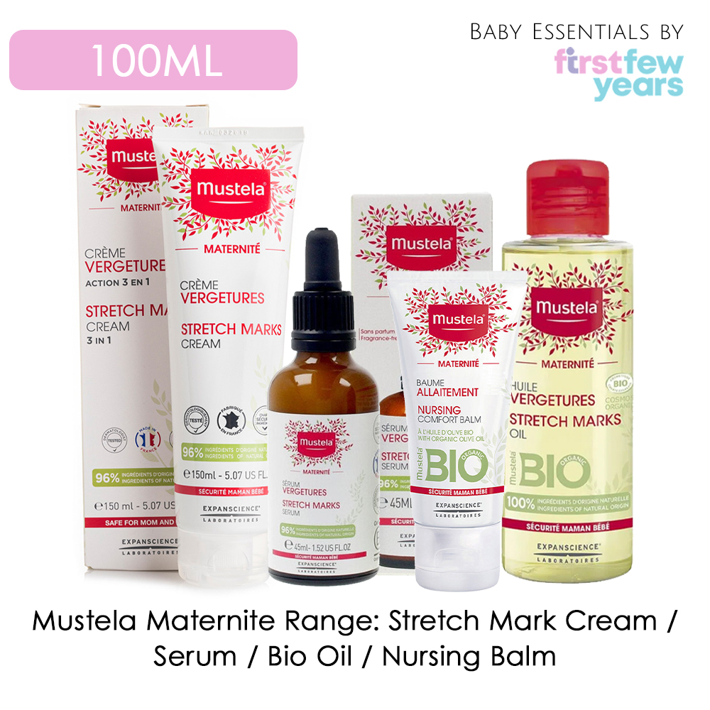Mustela Maternite Range: Stretch Marks Cream / Serum / Bio Oil / Nipple Balm for Pregnancy and After Birth