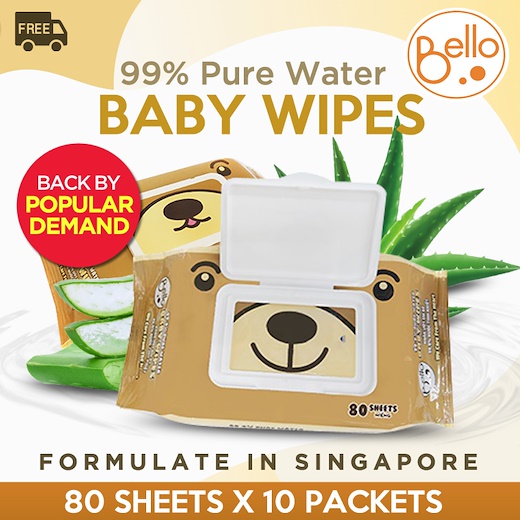 99.9% Pure Water Baby Wipes 10 Packs * Expiry 2024 * Restock