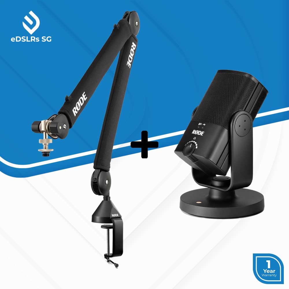 RODE PSA1+ Pro Studio Scissor Boom Arm for Microphone NT-USB Mini