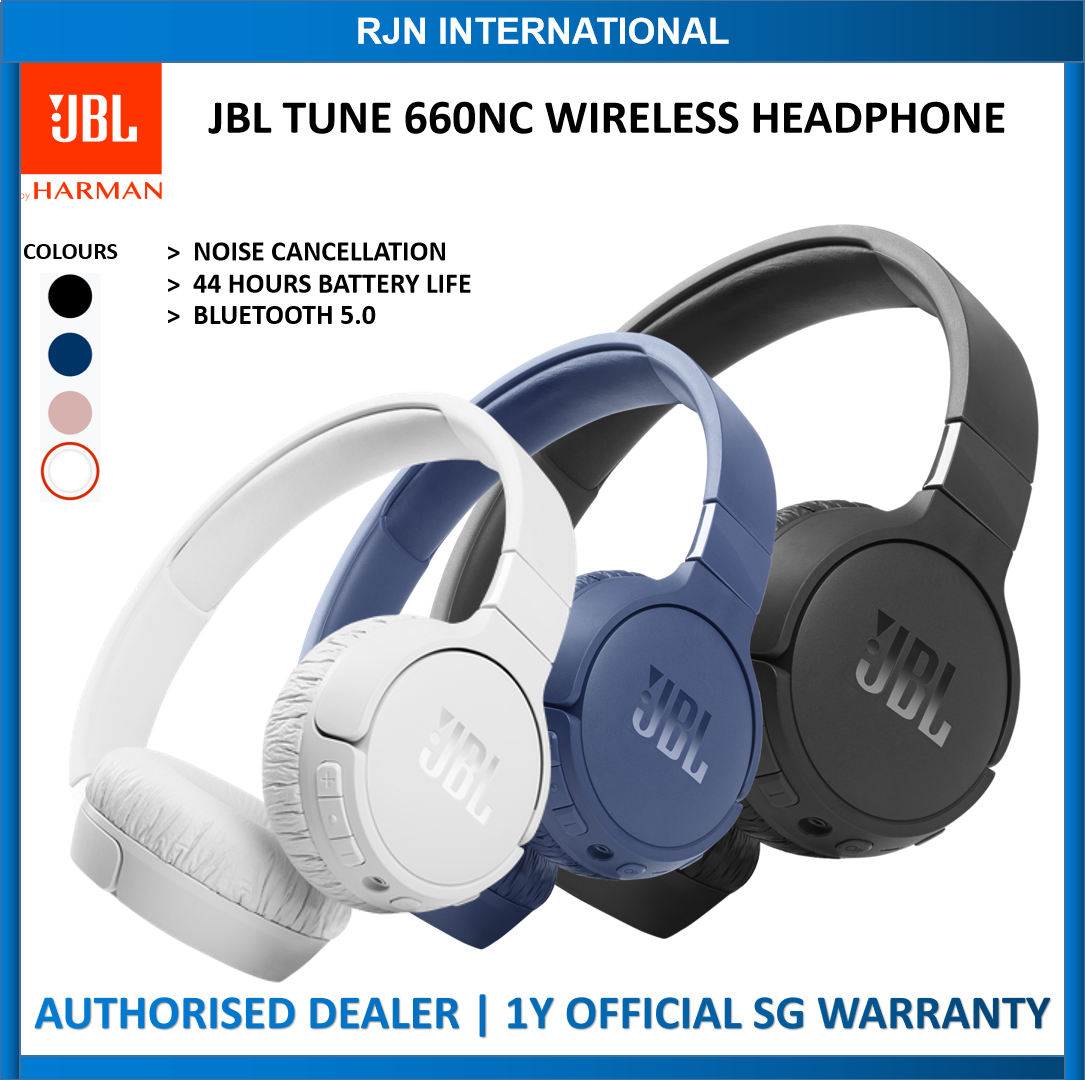 JBL T600BTNC Noise Cancelling, On-Ear, Wireless Bluetooth Headphone, Black, One Size