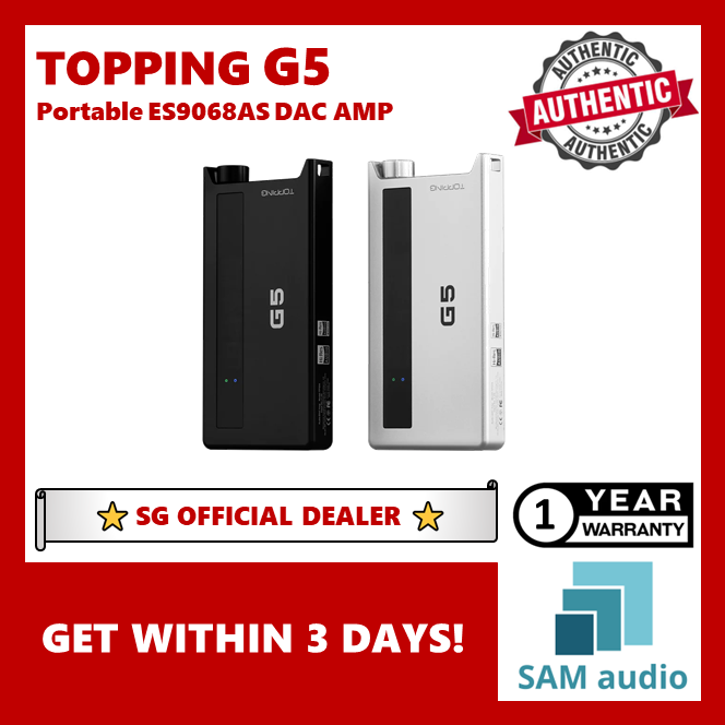 [?SG] TOPPING G5 PORTABLE ES9068AS DAC AMP