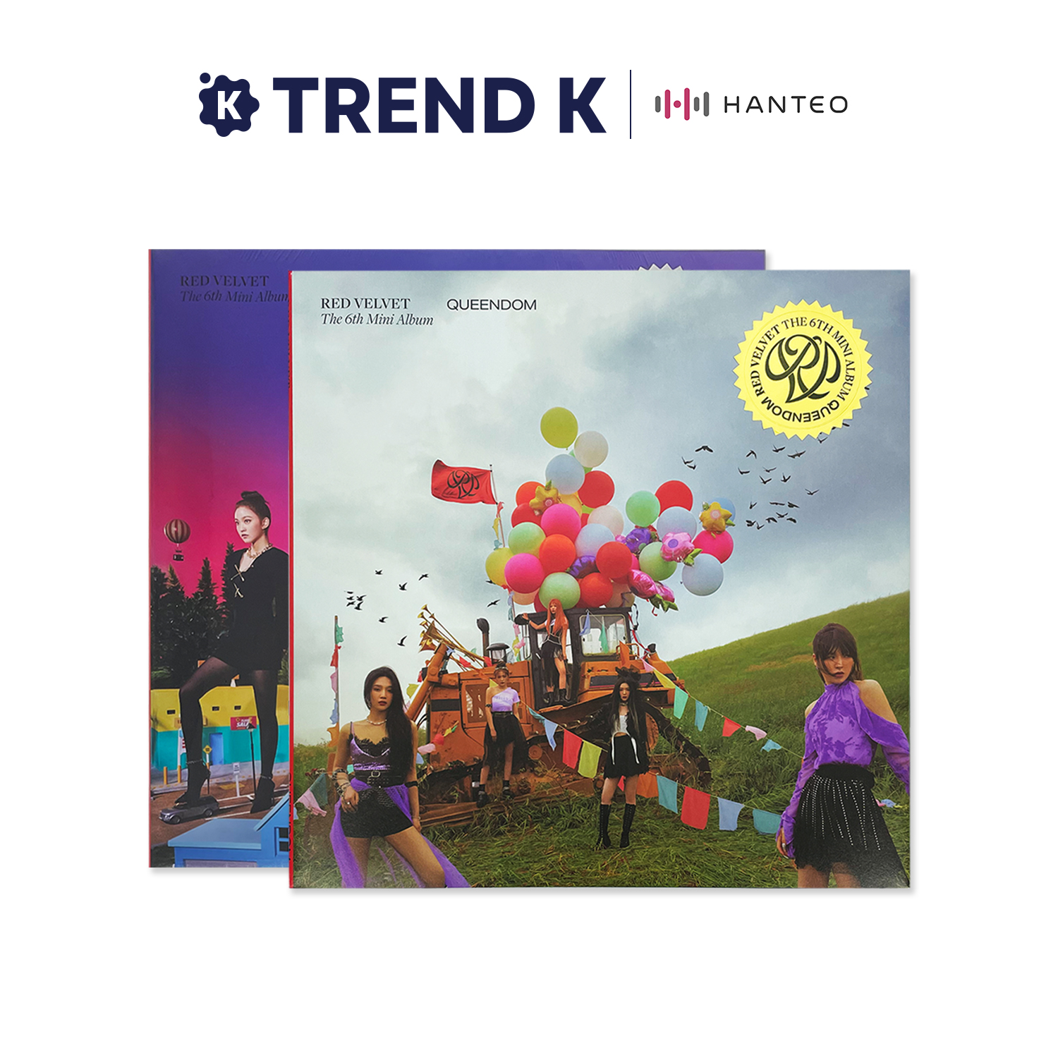 RED VELVET - 6nd Mini Album [QUEENDOM] (QUEENS Ver) + Free gift