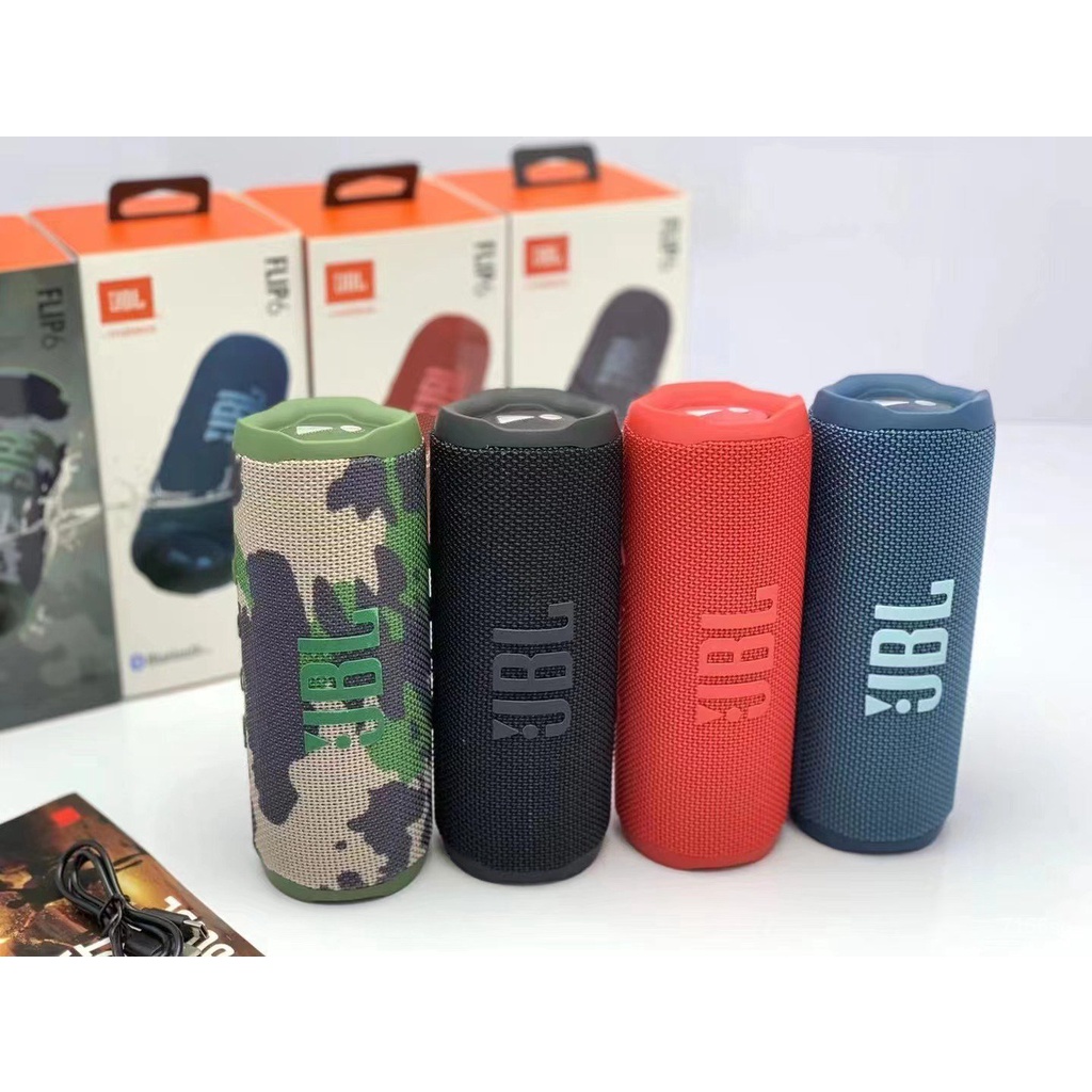 JBL Flip 6 Bluetooth Speaker Wireless Mini Waterproof Ipx7 Portable Deep Bass Stereo Outdoor Music Travel Party Speaker