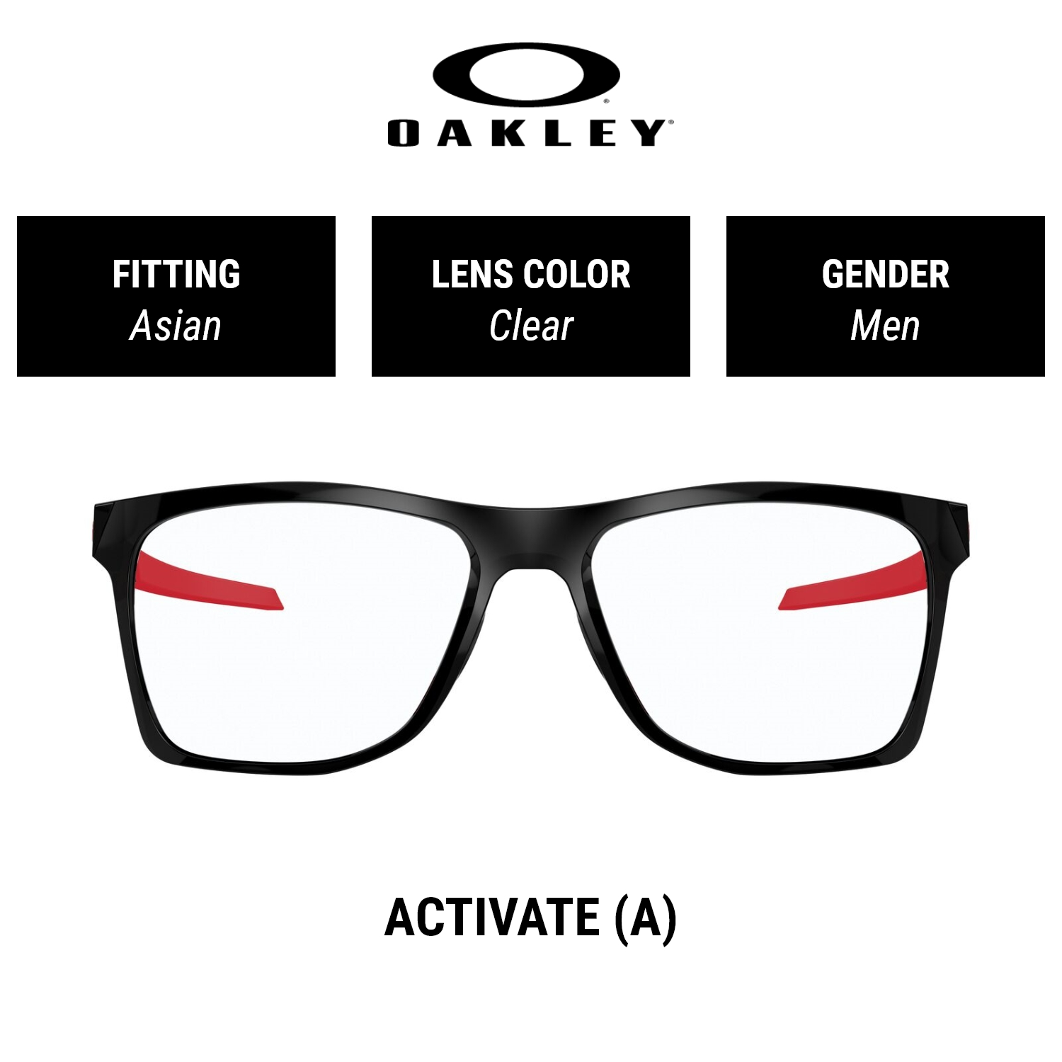 Oakley Activate (Asia Fit)  OX8169F 816903  Men Asian Fitting  Glasses  Size 55mm