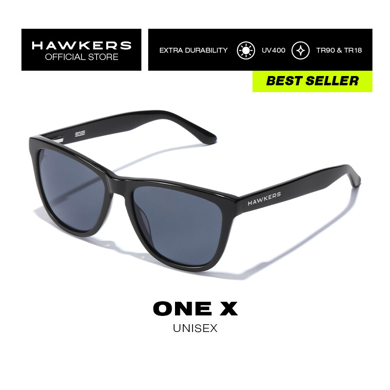 Hawkers - ONE X Black Dark Sunglasses UV400 Men Women O18X12