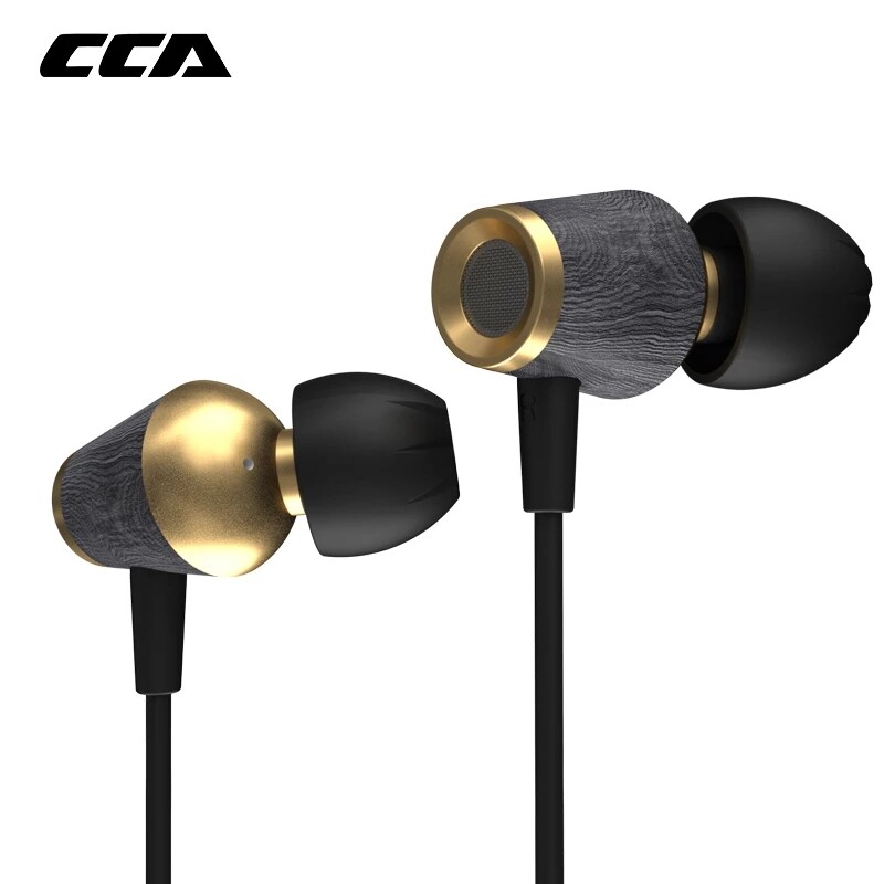 CCA CST 10mm Dual Magnetic Dynamic Driver Wooden In-Ear Earphone Sports Dynamic Headset Zsn Pro ZSX ASX ZAX C12 C10 PRO