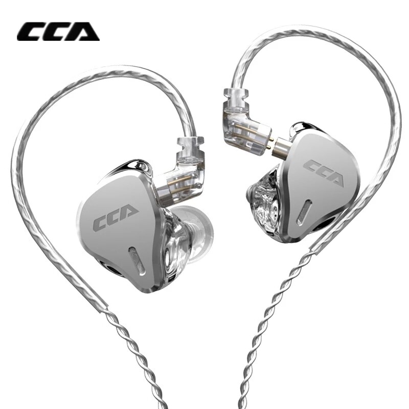 CCA CS16 16BA Units Drivers in Ear Earphones Wired Earphones HIFI Metal DJ Stereo Bass Noise Cancelling Sports Headset CA16 ASX
