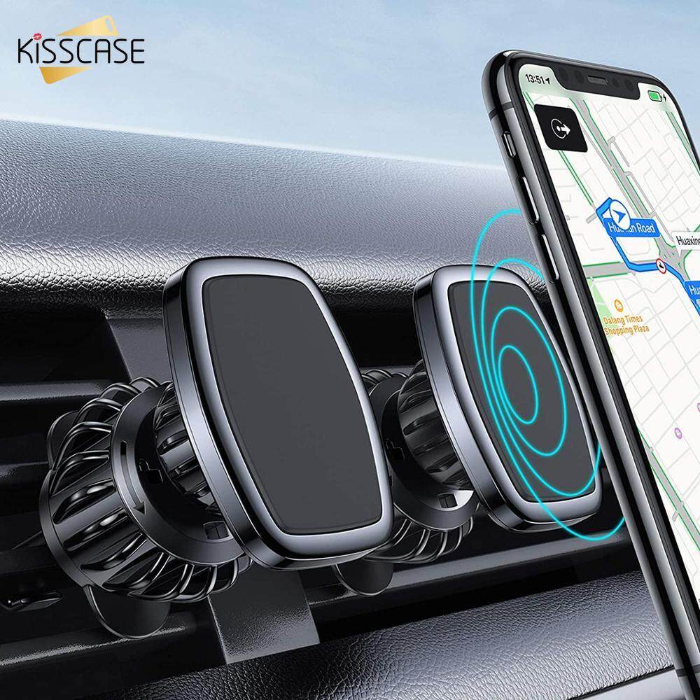 KISSCASE Magnetic Car Phone Holder For Phones Universal Car Air Vent Holder For iPhone 13 pro max Cell Mobile Phone Mount GPS For Samsung Xiaomi