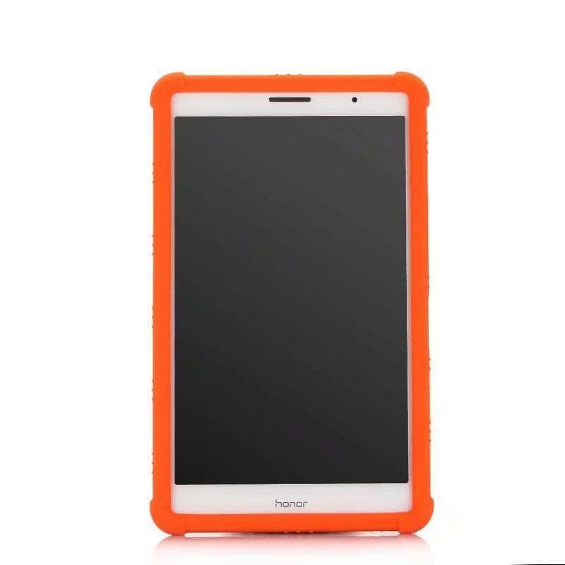 For Huawei Mediapad T3 8 inch case KOB-L09 KOB-W09 8.0 silicone cover anti-knock protector shockproof stand holder