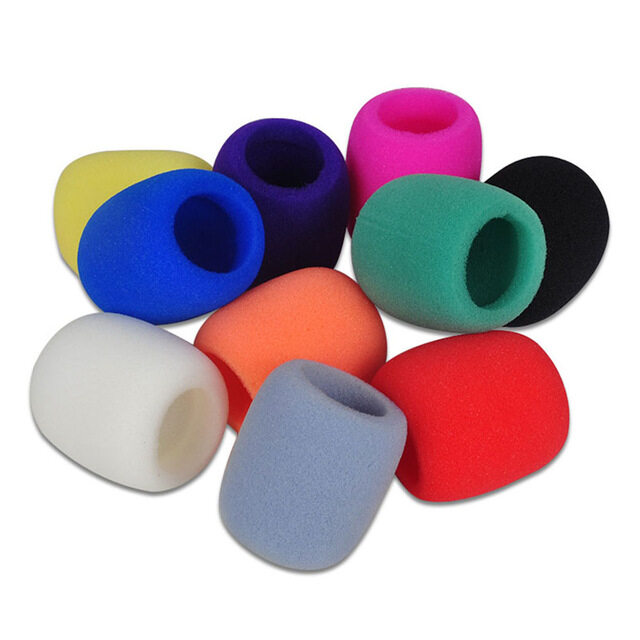 5pc Wireless Handheld Stage Microphone Windscreen Foam Mic Cover Karaoke DJ Sponge Filter Wind Shield Hot Sale 5 C