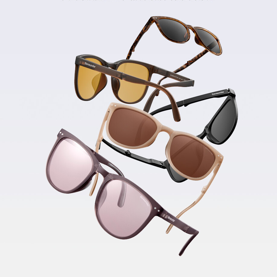 Nanas Foldable Shades for Men for Women Portable Sunglasses UV400 Protection Sun Glasses Sunnies Eyeglasses Unisex 6152
