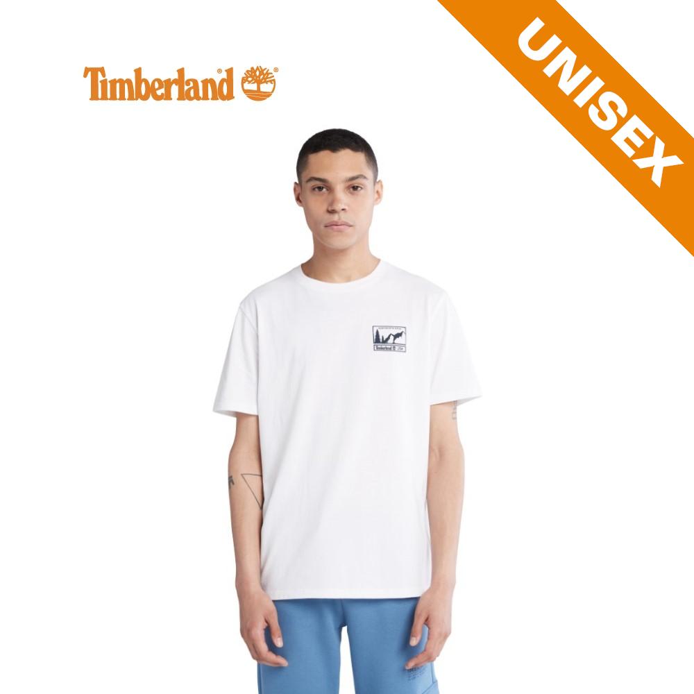 Timberland All Gender Back-Graphic T-Shirt White