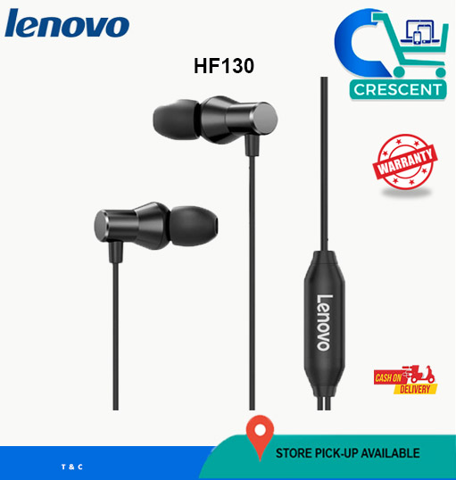 Lenovo In-Ear Metal Stereo Earphone HF130