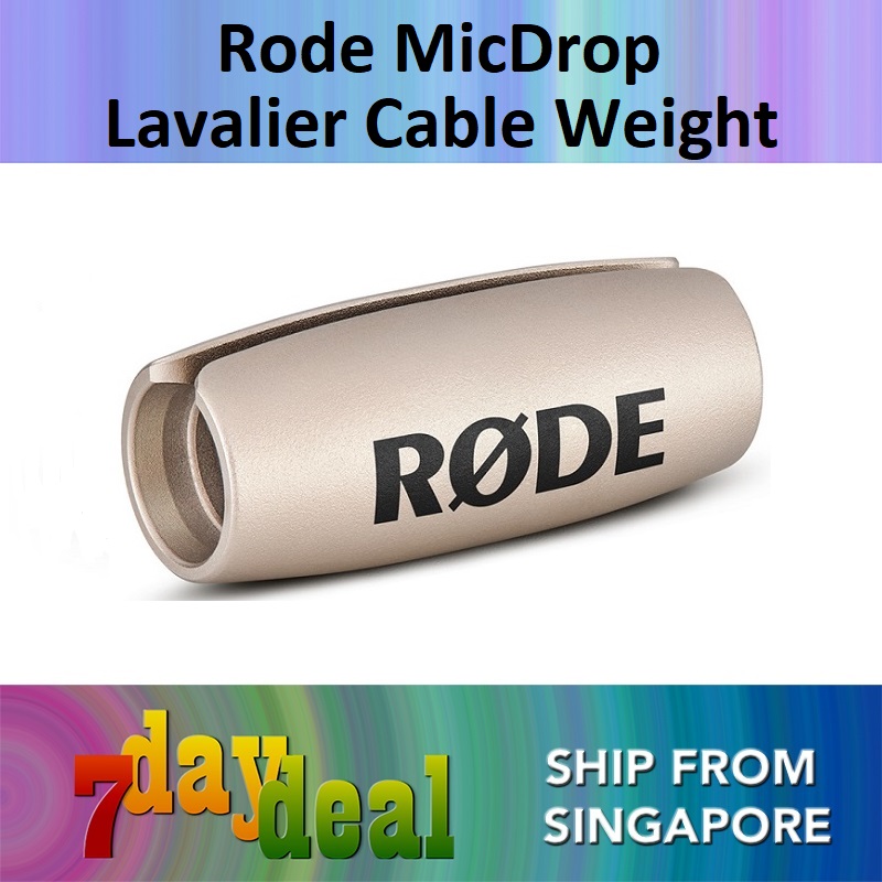 Rode MicDrop Lavalier Cable Weight (Mic Drop for industry-standard Lavalier, Lavalier GO and SmartLav+)