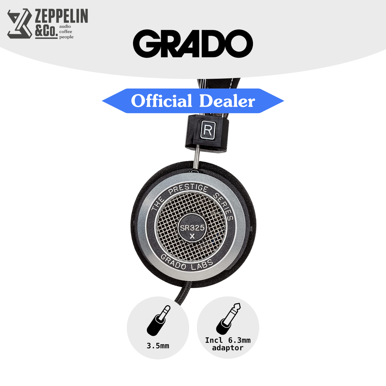 Grado SR325x Prestige Series Open Back Headphones