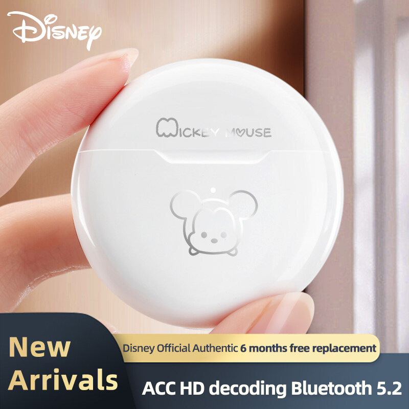 Disney F9 True Wireless Bluetooth earphone Cute Noise Cancelling wireleass earphones with mic support IOS and Android 100% original
