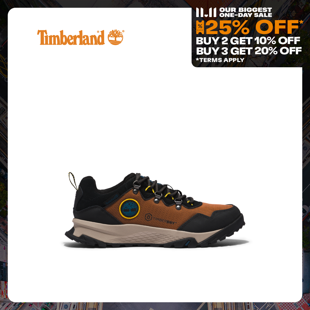Timberland Men's Lincoln Peak Waterproof Sneakers Rust Mesh Wide