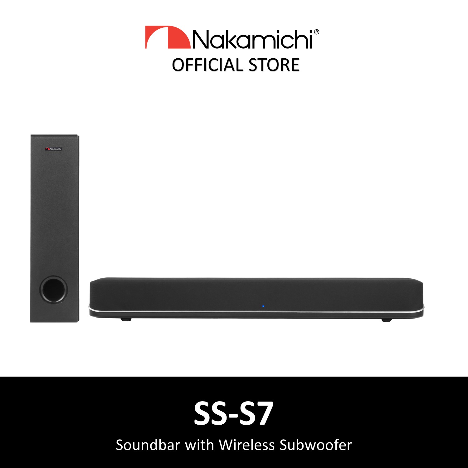 Nakamichi SS-S7 SOUNDSTATION S7 With Wireless Subwoofer
