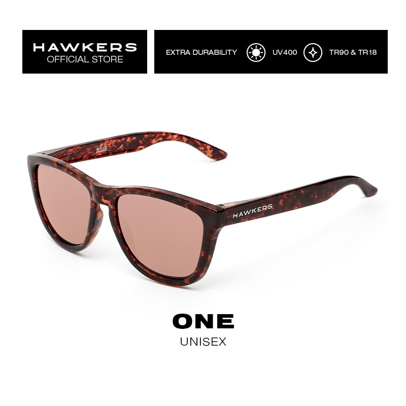 Hawkers - ONE Carey Rose gold Sunglasses UV400 Men Women OTR34