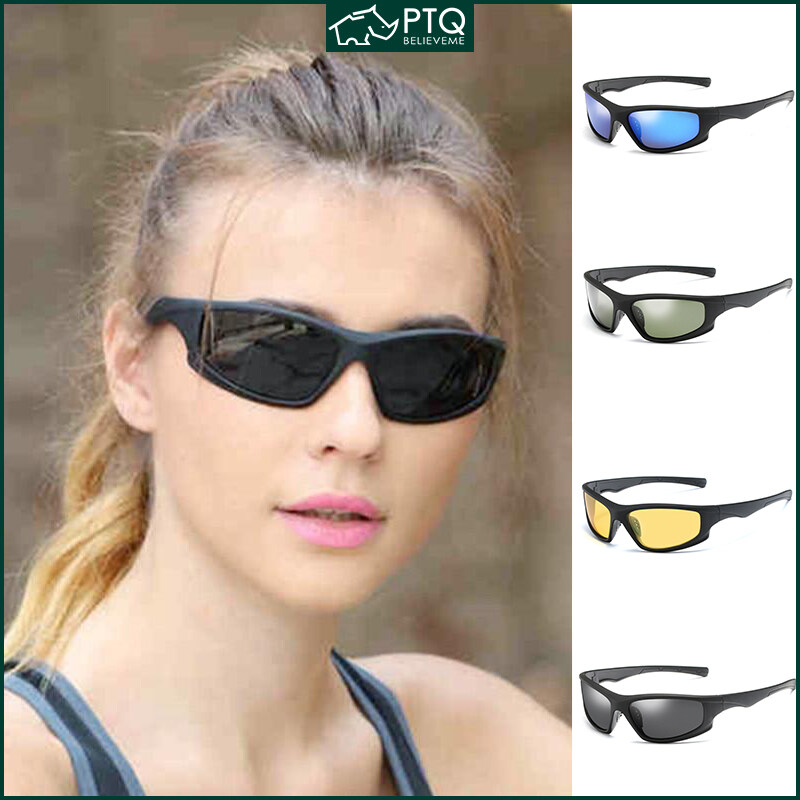 Polarized Sunglasses for Men Polaroid Driving Sun Glasses UV400 Protection Vintage Car Driver Black Eyewear PTQ
