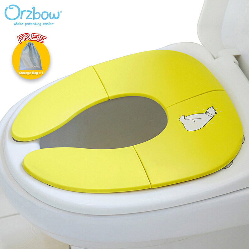 Orzbow Children Potty Training Seat For Kids Pot Baby Travel Portable Toilet Potty Cushion Baby Boy Girl Pot Chair Seat Urinal - Yellow