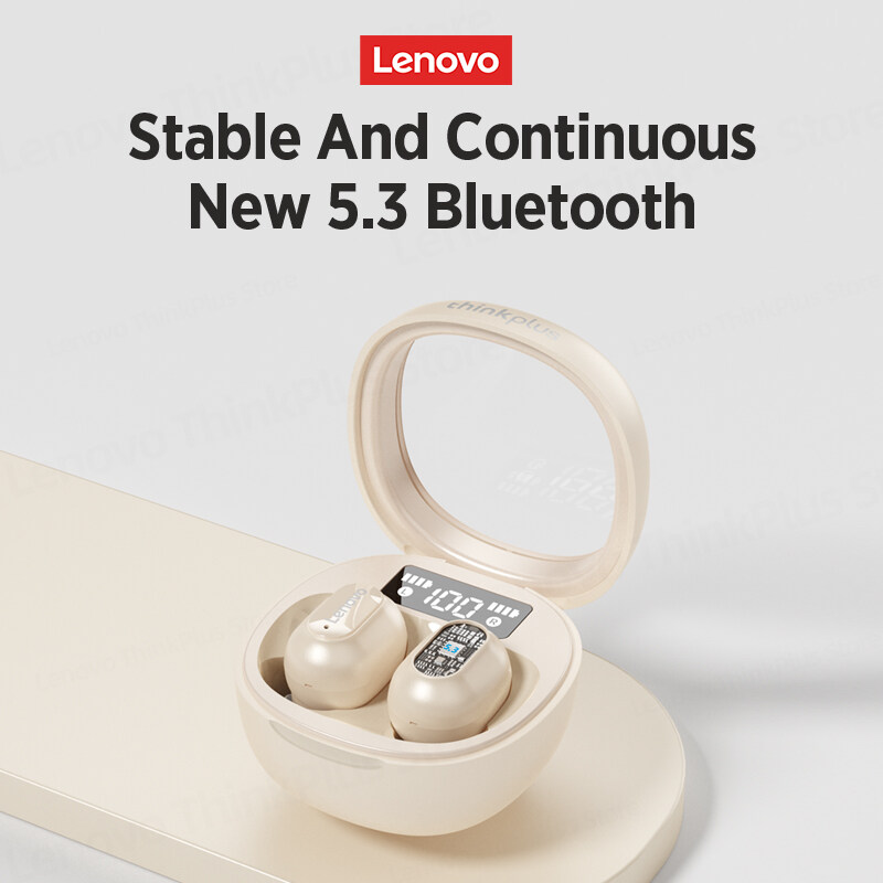 Lenovo PD1X TWS Bluetooth Earphone BT5.3 True Wireless Earbuds with Microphone ENC Noise Cancelling HiFi Sports Digital display Waterproof Headphones