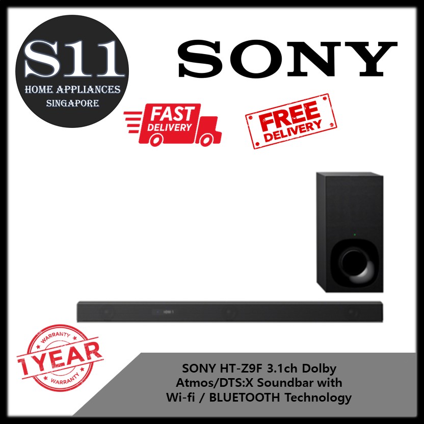 SONY HT-Z9F 3.1ch Dolby Atmos/DTS:X Soundbar with WI-FI / Bluetooth Technology - free delivery
