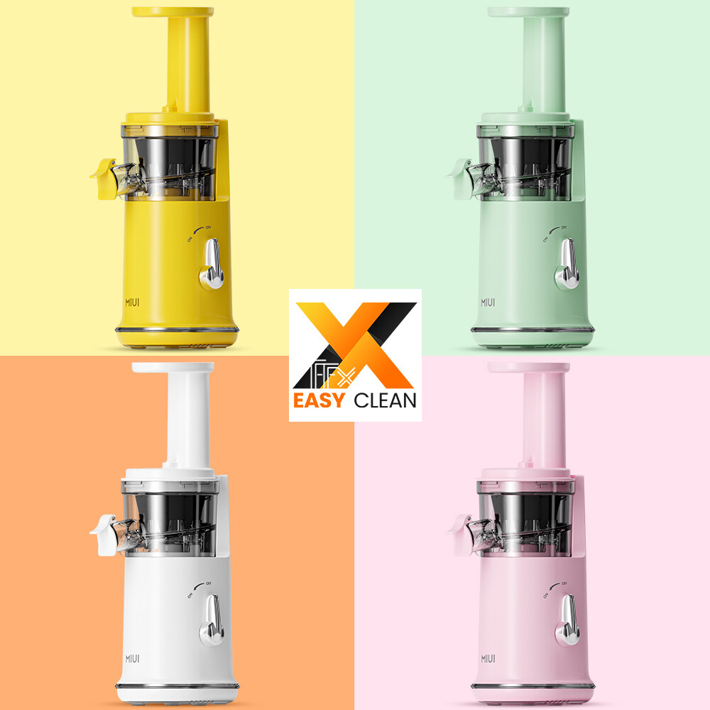 MIUI 2022 New Slow Juicer Petit Design with MINI FilterFree X (FFX) Esay Clean Technology,German GS standard, BPA free