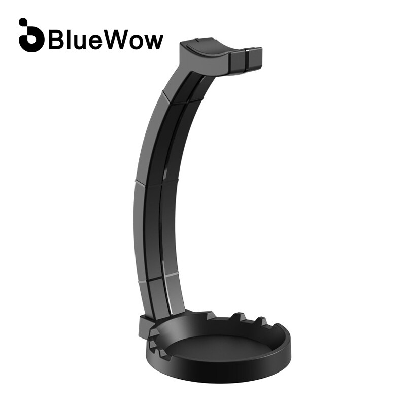 BlueWow BSD-107 Desktop Headphone Headset Stand Bracket Holder Hanger Multi-functional Headset Hook Bracket for Headphone