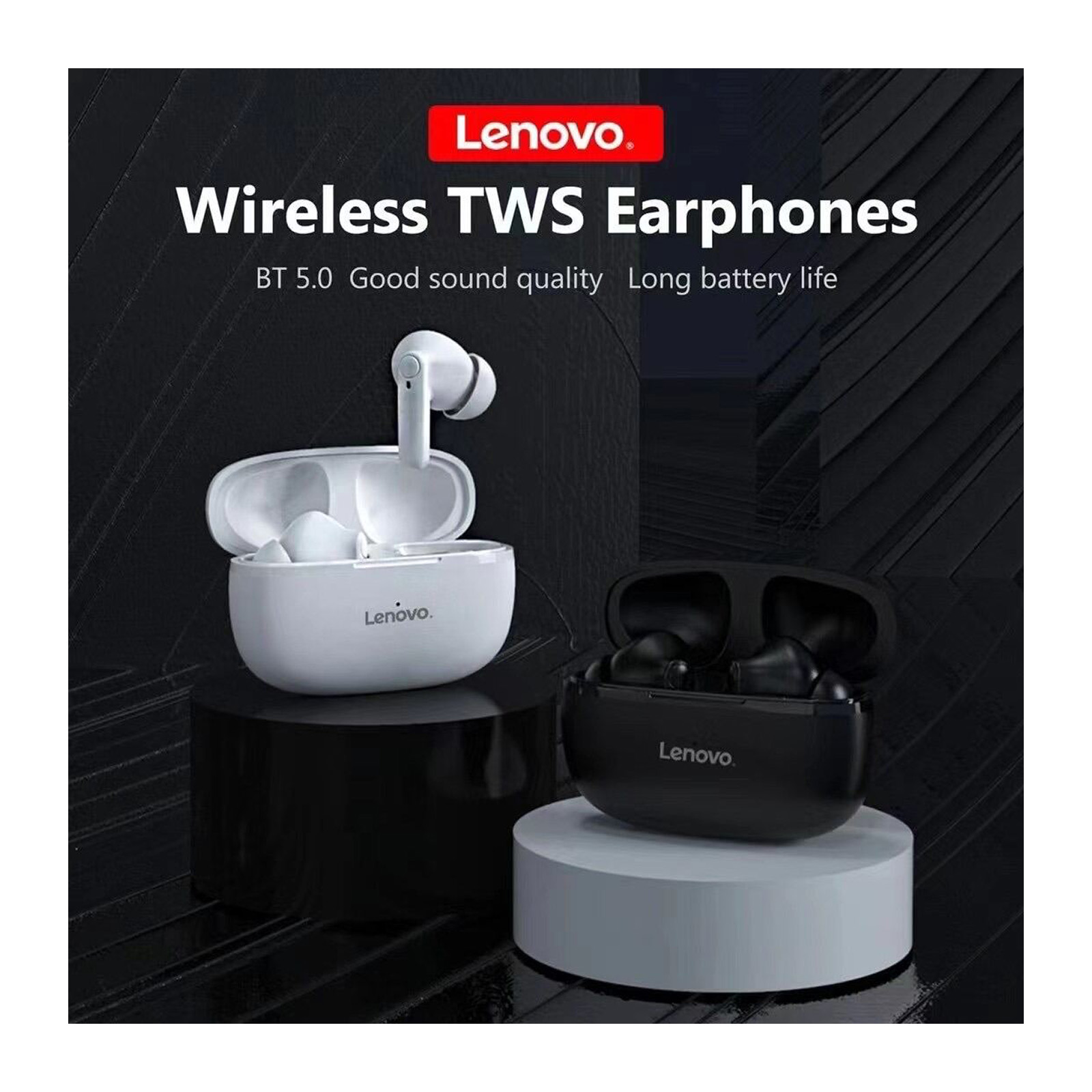 [He Lan Assoceries] Lenovo Wireless Earbuds