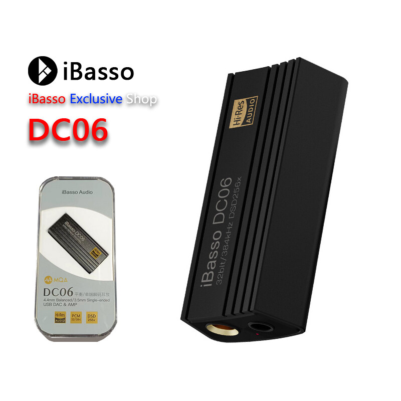 NEW IBasso DC06 Decoding Headphone Amplifier Type-CLightning To 3.5mm4.4mm Dual ES9219C DAC
