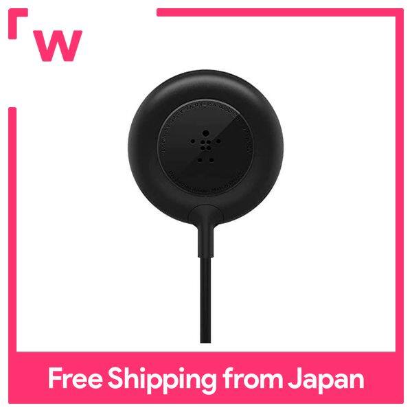 Belkin MagSafe Compatible Magnetic Wireless Charging Pad Fast Charging Compatible with iPhone 14 / 13 / 12 Series 7.5W Cable with 2m Black BOOST↑UP™ WIA005dqBK with Power Adapter